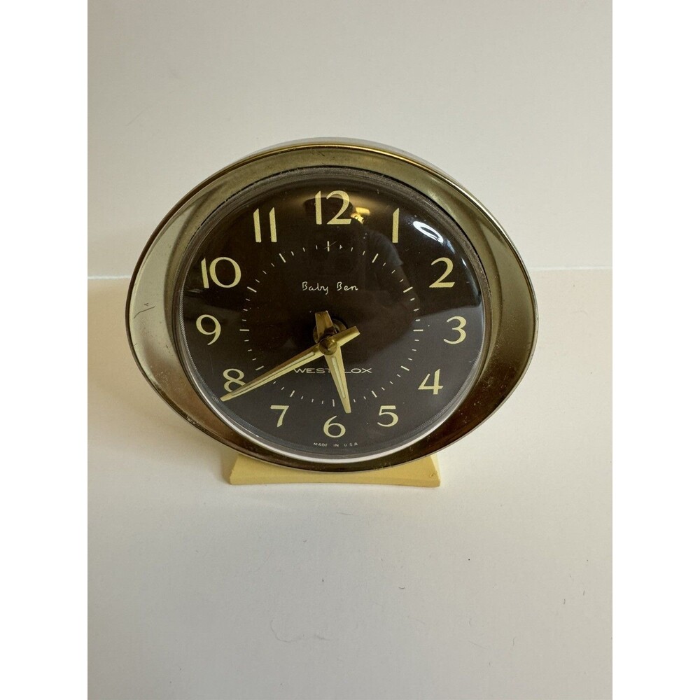 Vintage Antique Westclox Baby Ben clock 1960s–1970’s -Tested & Works
